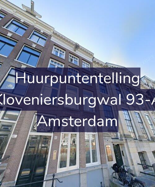 Foto gevel Huurpuntentelling voor Kloveniersburgwal 93-A, Amsterdam