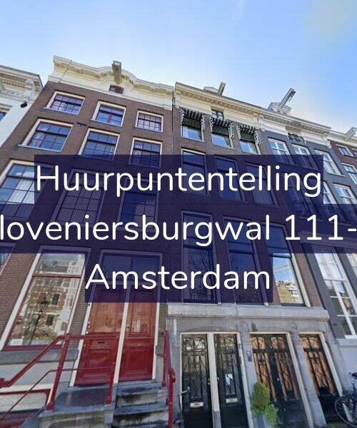 Foto gevel Huurpuntentelling voor Kloveniersburgwal 111-E, Amsterdam