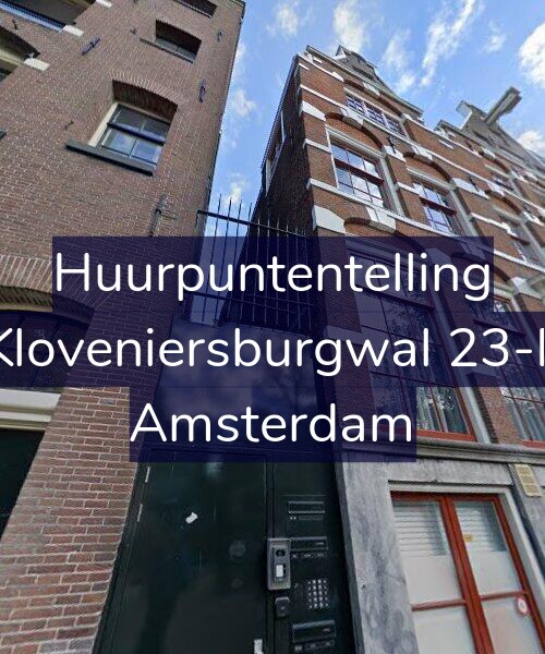 Foto gevel Huurpuntentelling voor Kloveniersburgwal 23-F, Amsterdam