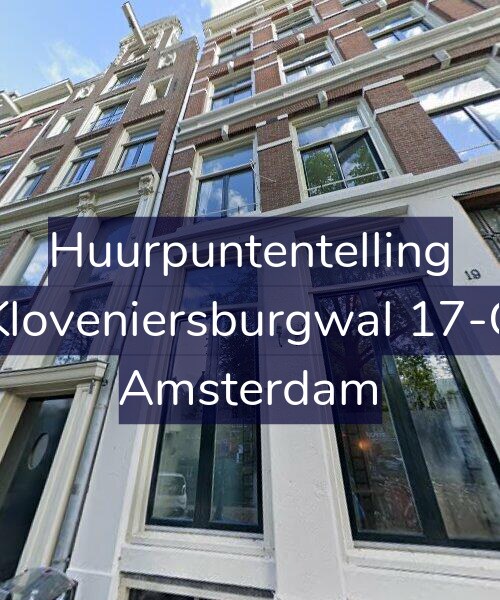 Foto gevel Huurpuntentelling voor Kloveniersburgwal 17-C, Amsterdam
