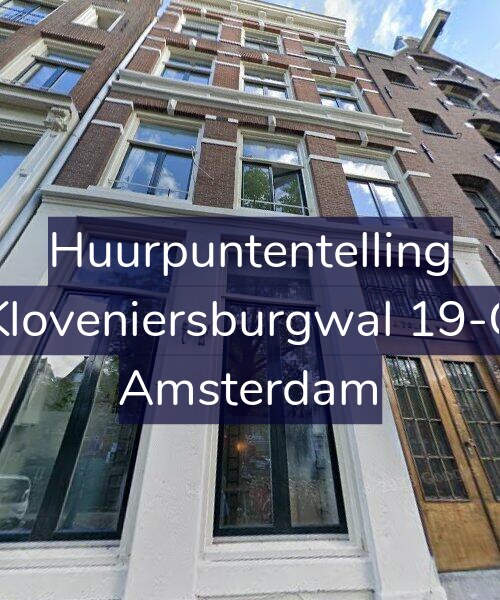 Foto gevel Huurpuntentelling voor Kloveniersburgwal 19-C, Amsterdam