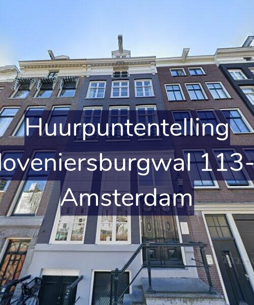 Foto gevel Huurpuntentelling voor Kloveniersburgwal 113-A, Amsterdam
