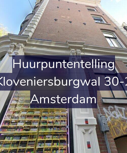 Foto gevel Huurpuntentelling voor Kloveniersburgwal 30-2, Amsterdam