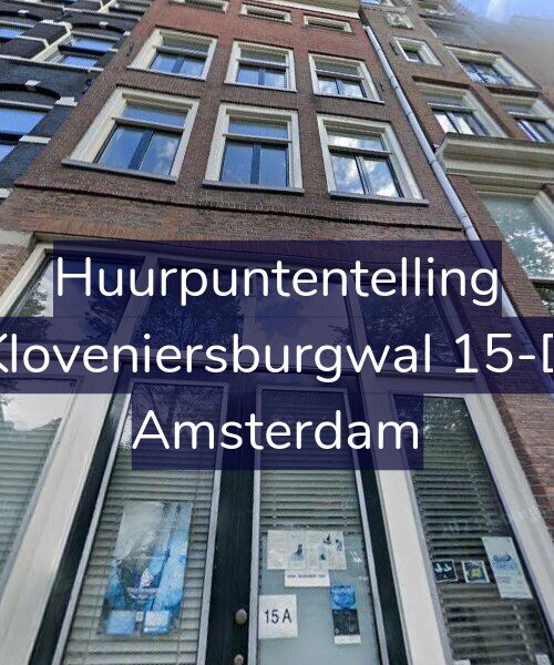 Foto gevel Huurpuntentelling voor Kloveniersburgwal 15-D, Amsterdam