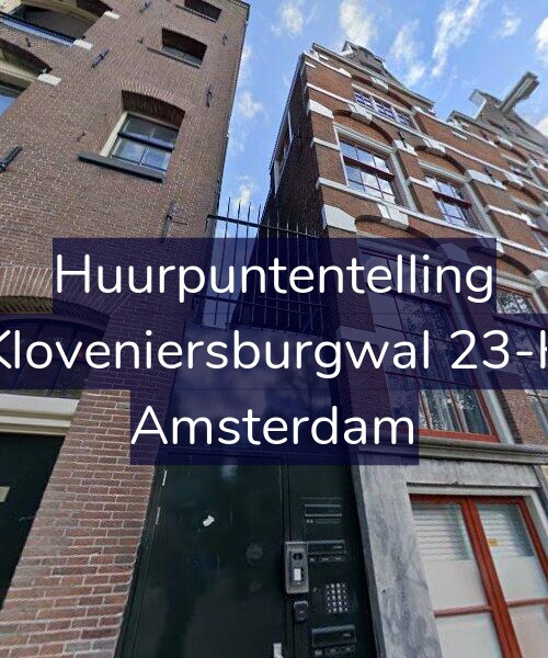 Foto gevel Huurpuntentelling voor Kloveniersburgwal 23-K, Amsterdam