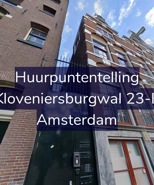 Foto gevel Huurpuntentelling voor Kloveniersburgwal 23-E, Amsterdam