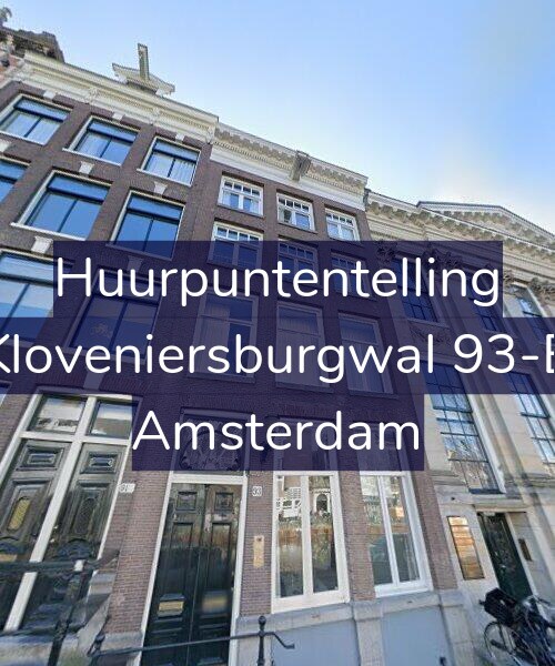 Foto gevel Huurpuntentelling voor Kloveniersburgwal 93-B, Amsterdam