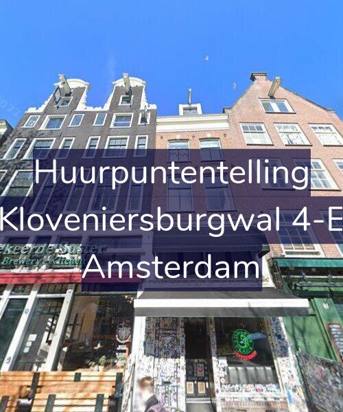 Foto gevel Huurpuntentelling voor Kloveniersburgwal 4-E, Amsterdam
