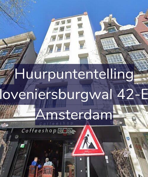 Foto gevel Huurpuntentelling voor Kloveniersburgwal 42-E2, Amsterdam