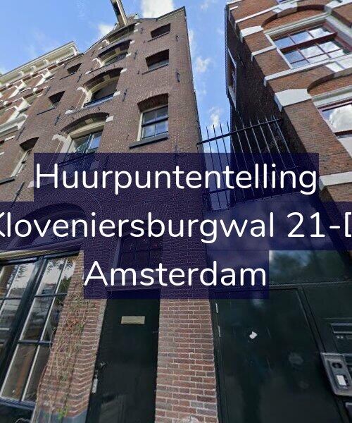 Foto gevel Huurpuntentelling voor Kloveniersburgwal 21-D, Amsterdam