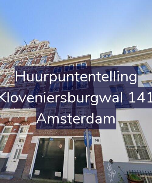 Foto gevel Huurpuntentelling voor Kloveniersburgwal 141, Amsterdam