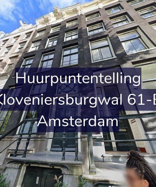 Foto gevel Huurpuntentelling voor Kloveniersburgwal 61-B, Amsterdam