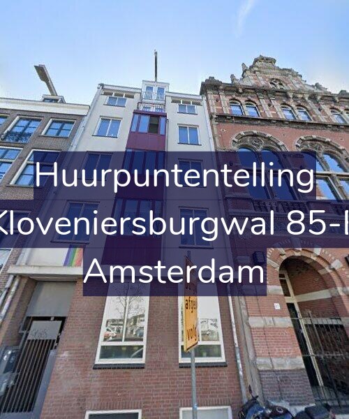 Foto gevel Huurpuntentelling voor Kloveniersburgwal 85-E, Amsterdam