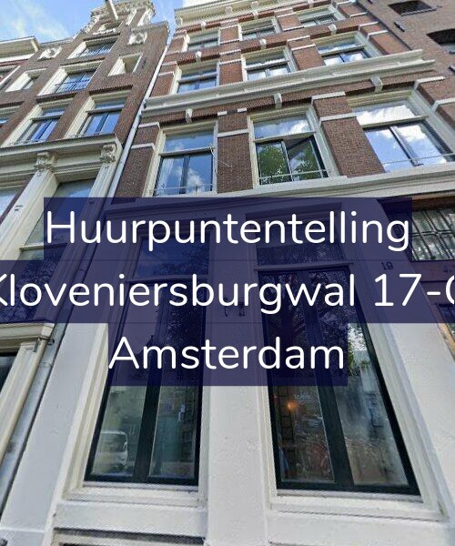 Foto gevel Huurpuntentelling voor Kloveniersburgwal 17-G, Amsterdam