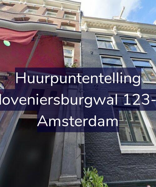 Foto gevel Huurpuntentelling voor Kloveniersburgwal 123-B, Amsterdam