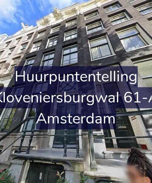 Foto gevel Huurpuntentelling voor Kloveniersburgwal 61-A, Amsterdam