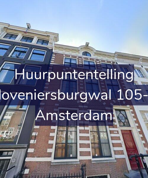 Foto gevel Huurpuntentelling voor Kloveniersburgwal 105-A, Amsterdam