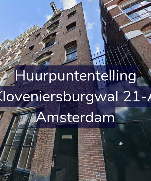 Foto gevel Huurpuntentelling voor Kloveniersburgwal 21-A, Amsterdam