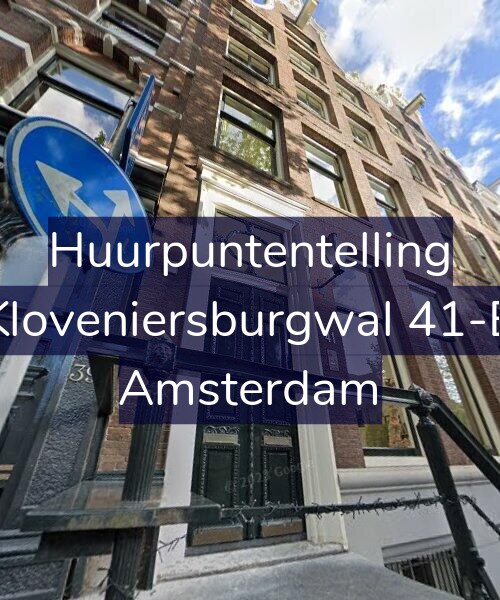 Foto gevel Huurpuntentelling voor Kloveniersburgwal 41-B, Amsterdam