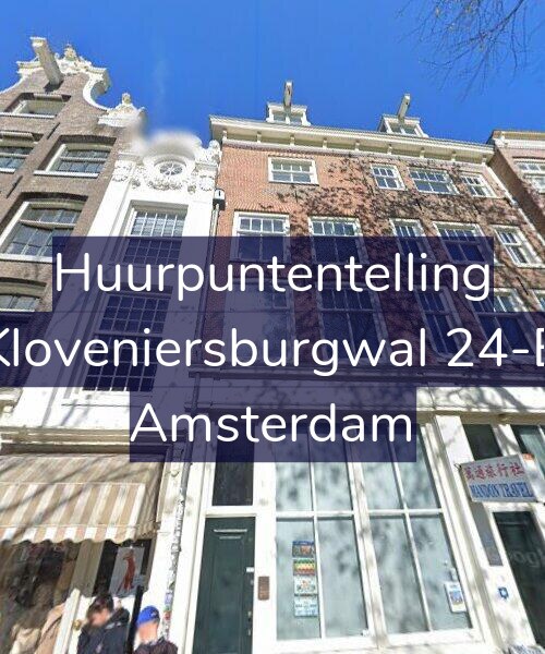 Foto gevel Huurpuntentelling voor Kloveniersburgwal 24-B, Amsterdam