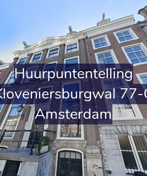 Foto gevel Huurpuntentelling voor Kloveniersburgwal 77-C, Amsterdam
