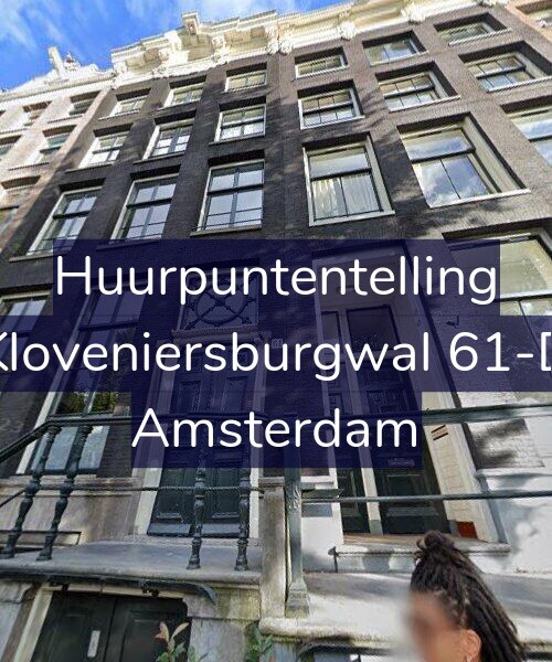Foto gevel Huurpuntentelling voor Kloveniersburgwal 61-D, Amsterdam