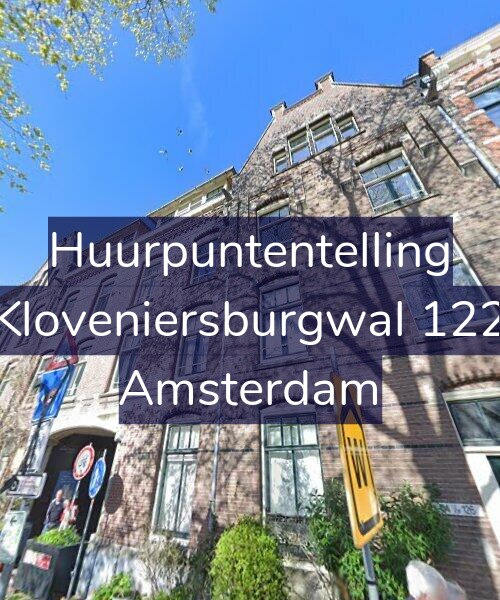 Foto gevel Huurpuntentelling voor Kloveniersburgwal 122, Amsterdam