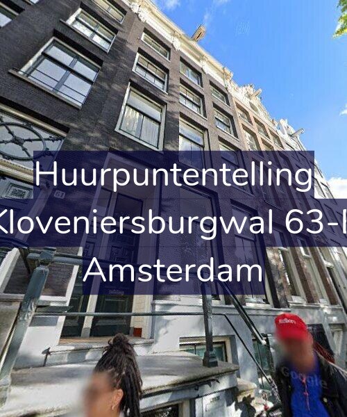 Foto gevel Huurpuntentelling voor Kloveniersburgwal 63-E, Amsterdam