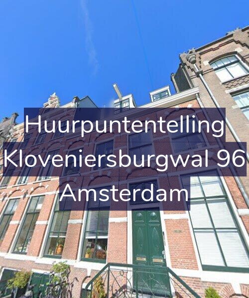 Foto gevel Huurpuntentelling voor Kloveniersburgwal 96, Amsterdam