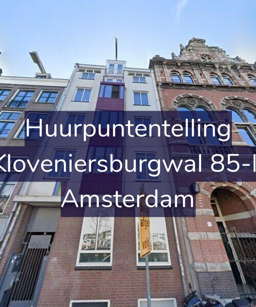 Foto gevel Huurpuntentelling voor Kloveniersburgwal 85-F, Amsterdam