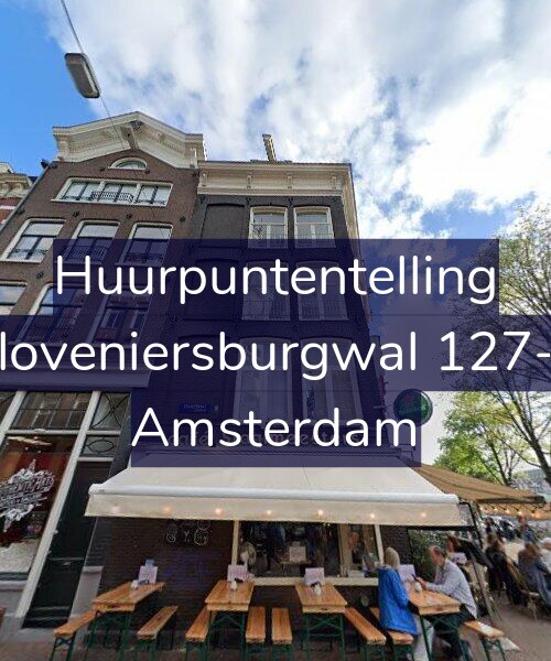 Foto gevel Huurpuntentelling voor Kloveniersburgwal 127-1, Amsterdam