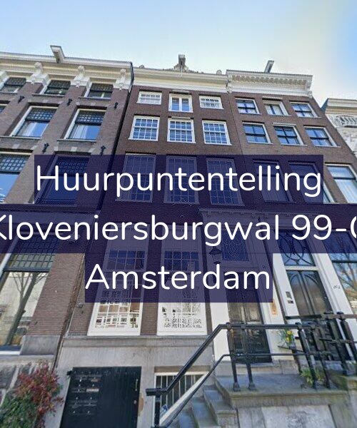 Foto gevel Huurpuntentelling voor Kloveniersburgwal 99-C, Amsterdam
