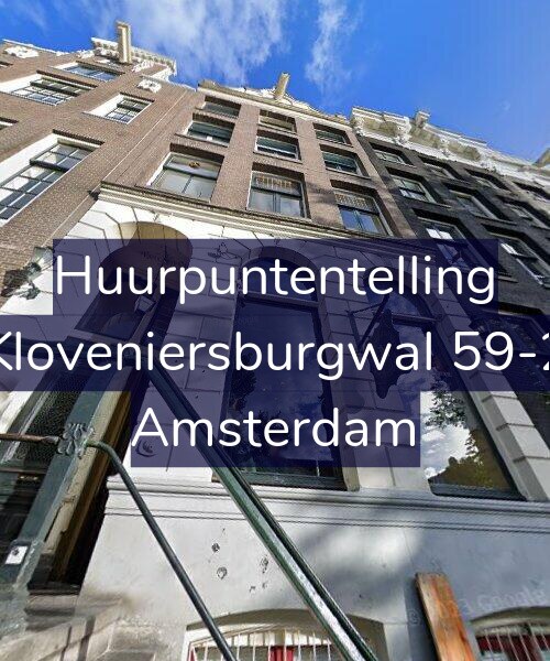 Foto gevel Huurpuntentelling voor Kloveniersburgwal 59-2, Amsterdam
