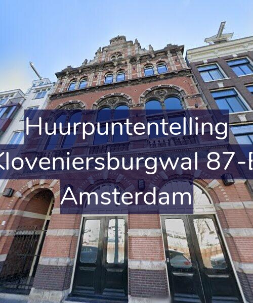 Foto gevel Huurpuntentelling voor Kloveniersburgwal 87-B, Amsterdam