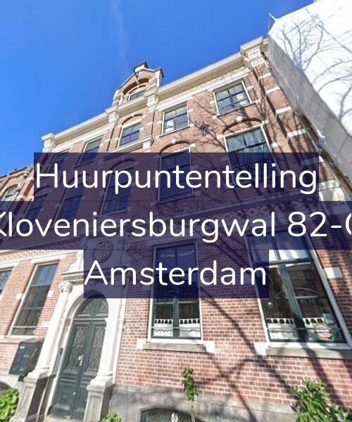 Foto gevel Huurpuntentelling voor Kloveniersburgwal 82-C, Amsterdam