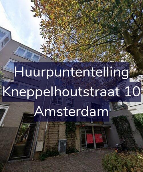 Foto gevel Huurpuntentelling voor Kneppelhoutstraat 10, Amsterdam