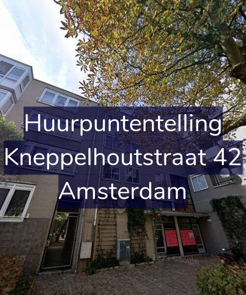 Foto gevel Huurpuntentelling voor Kneppelhoutstraat 42, Amsterdam