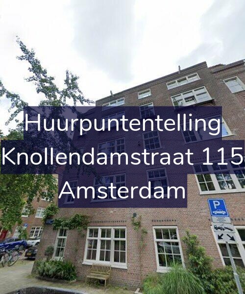 Foto gevel Huurpuntentelling voor Knollendamstraat 115, Amsterdam