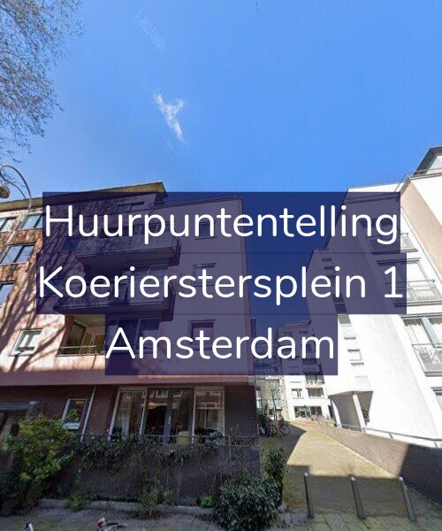 Foto gevel Huurpuntentelling voor Koerierstersplein 1, Amsterdam