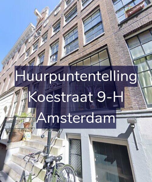 Foto gevel Huurpuntentelling voor Koestraat 9-H, Amsterdam