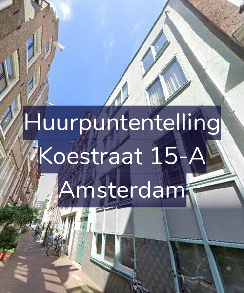 Foto gevel Huurpuntentelling voor Koestraat 15-A, Amsterdam