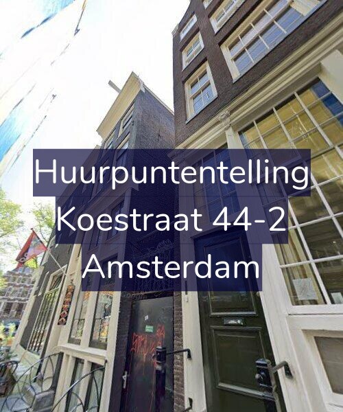 Foto gevel Huurpuntentelling voor Koestraat 44-2, Amsterdam