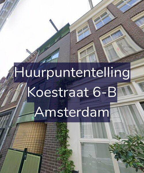 Foto gevel Huurpuntentelling voor Koestraat 6-B, Amsterdam
