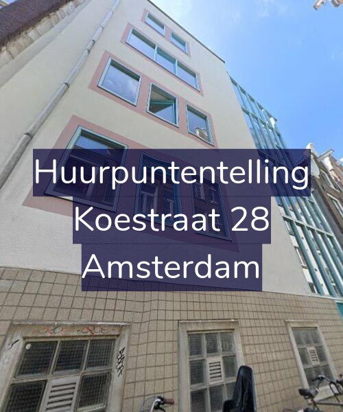 Foto gevel Huurpuntentelling voor Koestraat 28, Amsterdam