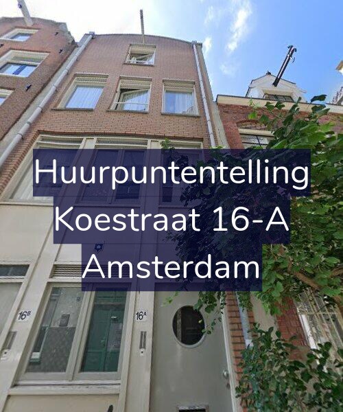 Foto gevel Huurpuntentelling voor Koestraat 16-A, Amsterdam