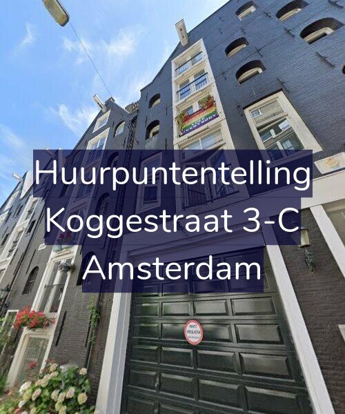 Foto gevel Huurpuntentelling voor Koggestraat 3-C, Amsterdam