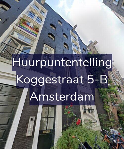 Foto gevel Huurpuntentelling voor Koggestraat 5-B, Amsterdam