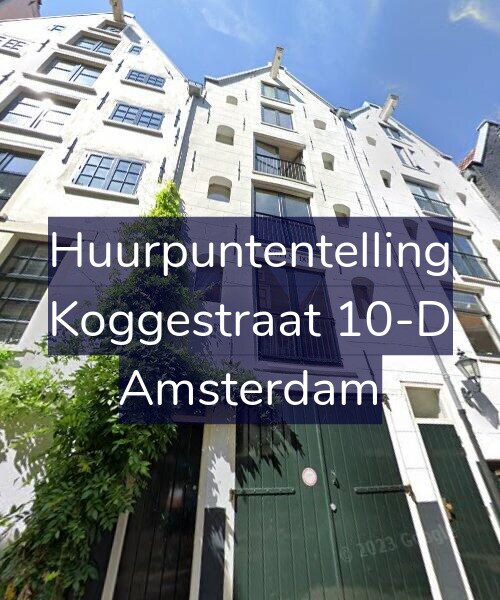 Foto gevel Huurpuntentelling voor Koggestraat 10-D, Amsterdam