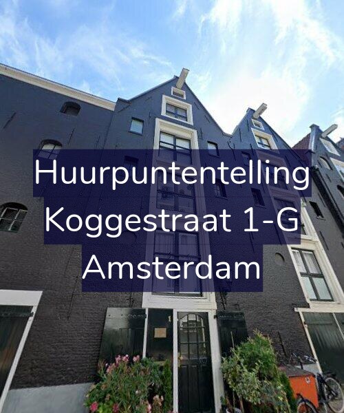 Foto gevel Huurpuntentelling voor Koggestraat 1-G, Amsterdam