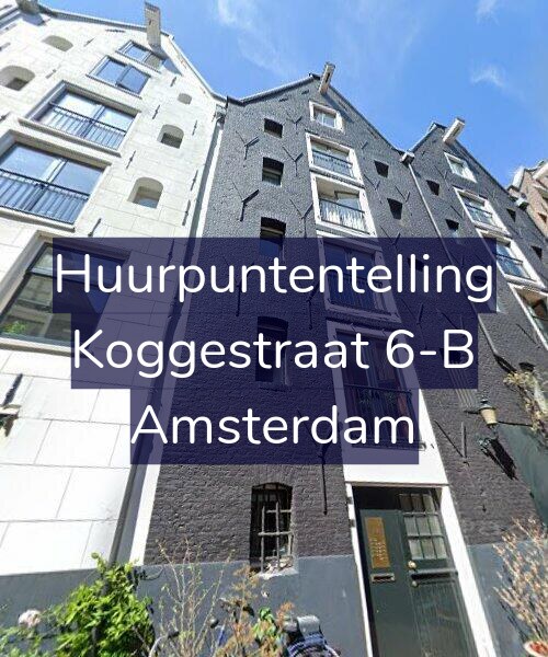 Foto gevel Huurpuntentelling voor Koggestraat 6-B, Amsterdam